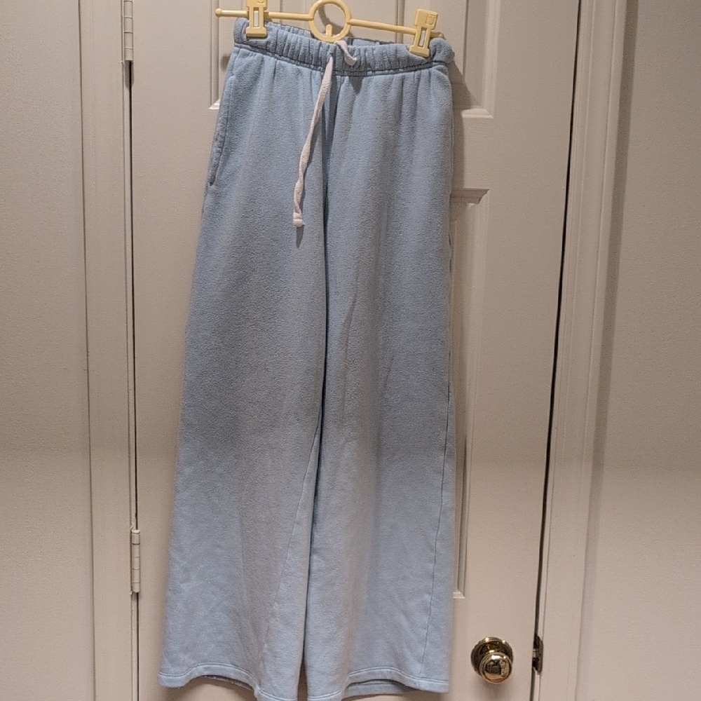 Grayson Threads Light Blue Kids Wideleg Sweatpants